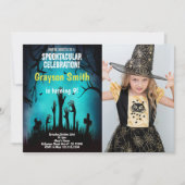 Halloween Einladungen mit Foto (Vorderseite)