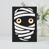 Halloween-Einladungen Mummy Cards Einladung (Stehend Vorderseite)