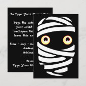 Halloween-Einladungen Mummy Cards Einladung (Vorne/Hinten)