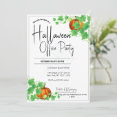 Halloween Einladungen White Card (Stehend Vorderseite)