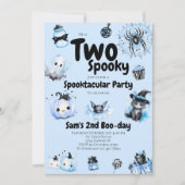 Halloween Einladungs-Boys 2. Spooky Einladung (Vorderseite)