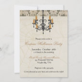 Halloween Einladungs-Spooky Khandelier Einladung (Vorderseite)