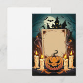 Halloween-Einladungskarte Einladung (Vorne/Hinten)
