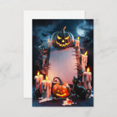 Halloween-Einladungskarte Einladung (Vorne/Hinten)