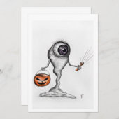 Halloween-Einladungskarte Einladung (Vorne/Hinten)