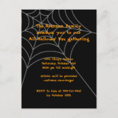 Halloween-Einladungskarte Einladungspostkarte (Vorderseite)