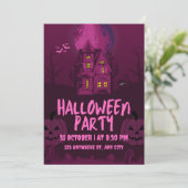 Halloween Einladungskarten! Einladung (Stehend Vorderseite)