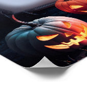 Halloween-Einladungsposter Nr. 1 Poster (Ecke)