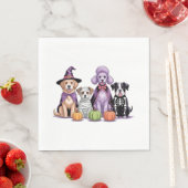 Halloween Einsatzhund Serviette (Beispiel)
