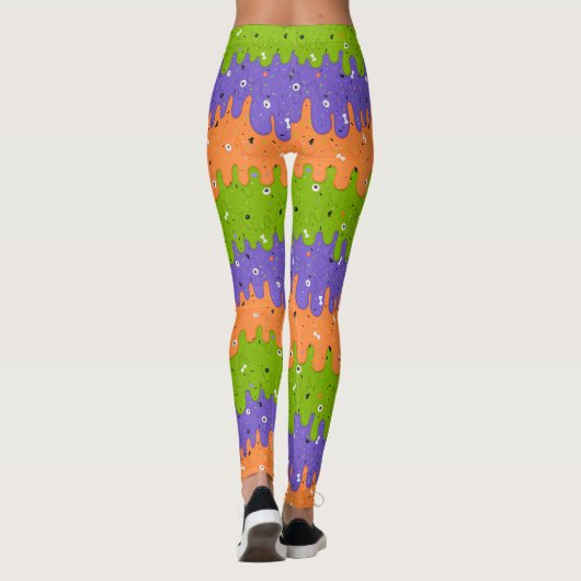Halloween-Eiscreme Leggings (Rückseite)