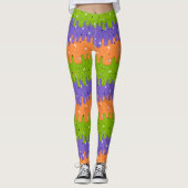 Halloween-Eiscreme Leggings (Vorderseite)