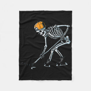 Halloween-Eishockey-Skelett-Kostüm Jungen Kinder Y Fleecedecke