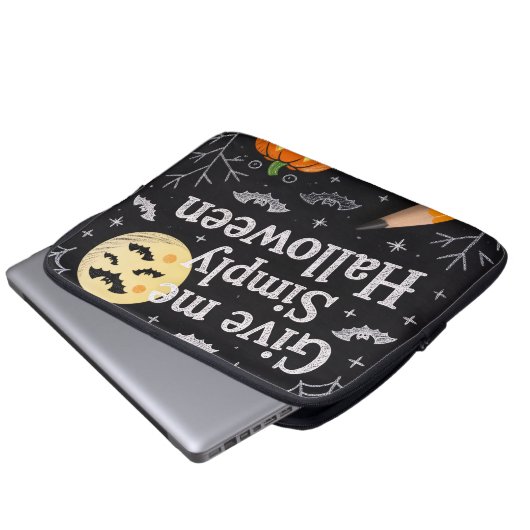 Halloween Electronics Bag Laptopschutzhülle (Vorne Knopf)