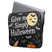 Halloween Electronics Bag Laptopschutzhülle (Vorderseite Links)