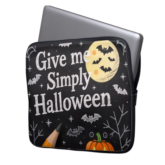 Halloween Electronics Bag Laptopschutzhülle (Vorderseite Links)