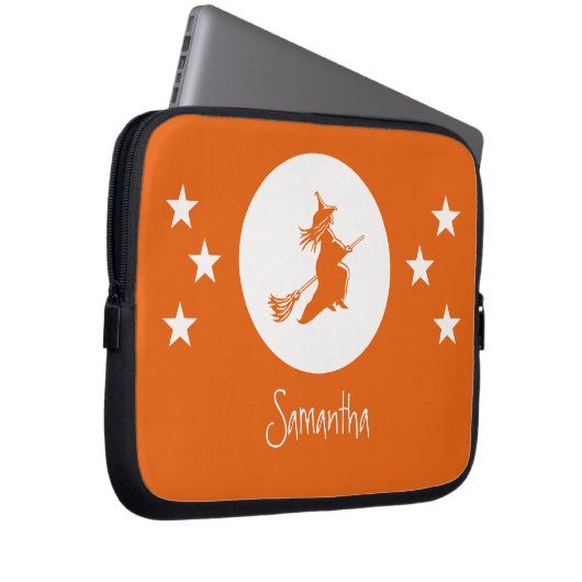 Halloween Electronics Sleeve, Orange Laptopschutzhülle (Vorne Rechts)