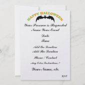 Halloween Elegante Einladung - SRF (Rückseite)