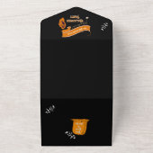 Halloween Elegante Einladungskarte mit UAWG All In One Einladung (Außenbereich)