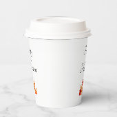 Halloween Elegante Herbstlaube Pappbecher (Links)