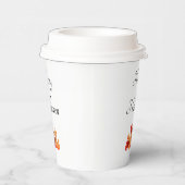 Halloween Elegante Herbstlaube Pappbecher (Rechts)