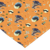 Halloween-Elemente in Orange Kurzer Tischläufer (Ecke)