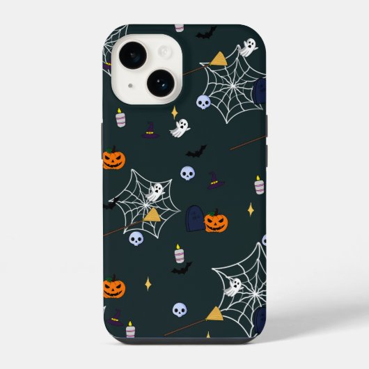 Halloween Elements Phone Case iPhone Hülle (Rückseite)