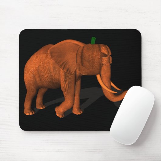 Halloween Elephant Mousepad (Mit Mouse)