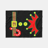 Halloween Elf Costume For Kids Men & Women Fleecedecke (Vorderseite (Horizontal))