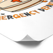 Halloween Emergency Room Nurs Poster (Ecke)