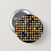 Halloween Emoji Button (Vorne & Hinten)