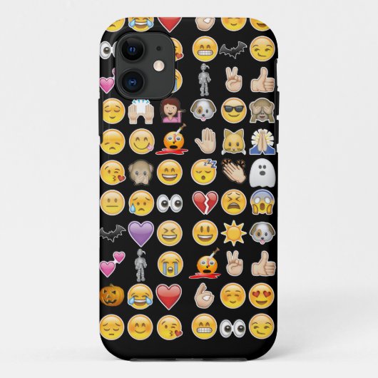 Halloween Emoji Case-Mate iPhone Hülle (Rückseite)