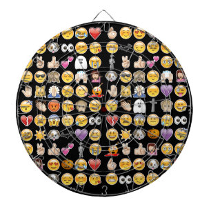 Halloween Emoji Dartscheibe
