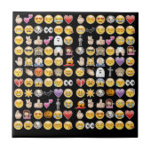 Halloween Emoji Fliese (Vorderseite)