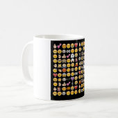 Halloween Emoji Kaffeetasse (Vorderseite Links)