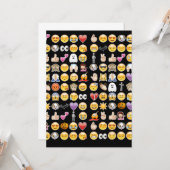 Halloween Emoji Karte (Vorderseite/Rückseite Beispiel)