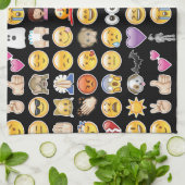 Halloween Emoji Küchentuch (Gefaltet)