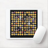 Halloween Emoji Mousepad (Mit Mouse)