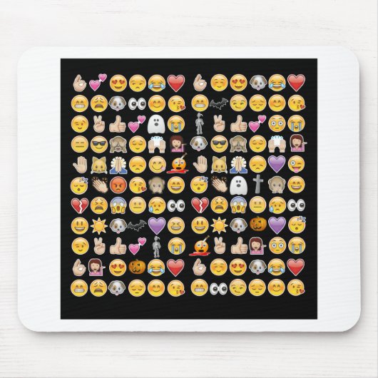 Halloween Emoji Mousepad (Vorne)