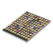 Halloween Emoji Notizblock (Rotiert)