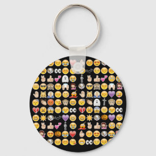 Halloween-Emoji Schlüsselanhänger