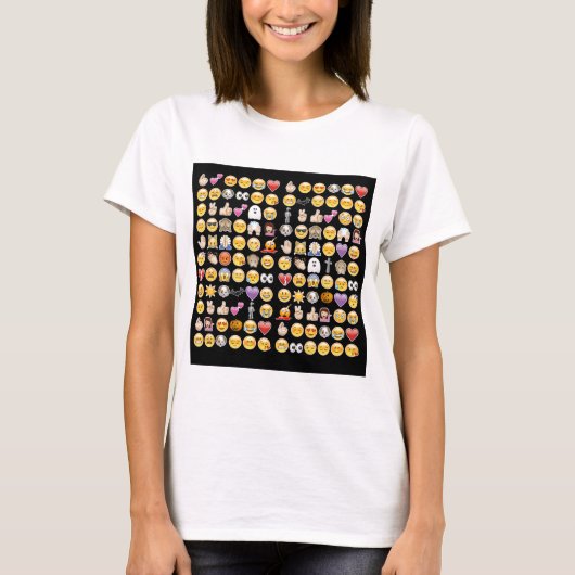Halloween Emoji T-Shirt (Vorderseite)