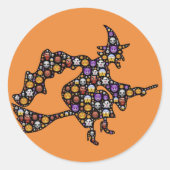 halloween emoji witscher Aufkleber (Vorderseite)