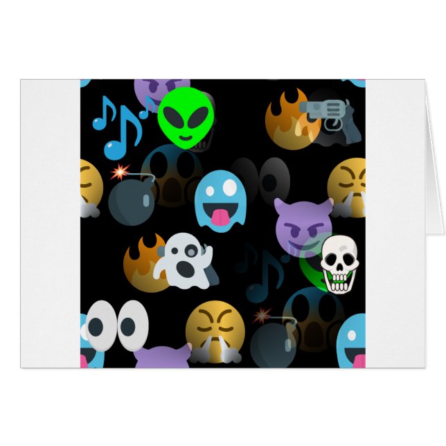 Halloween Emojis (Vorderseite (Horizontal))