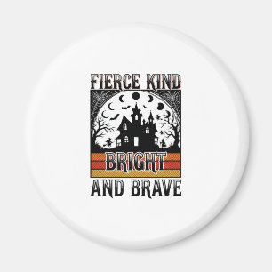 Halloween-Empowerment-Shirt Brave Vintage Hexen-D Magnet