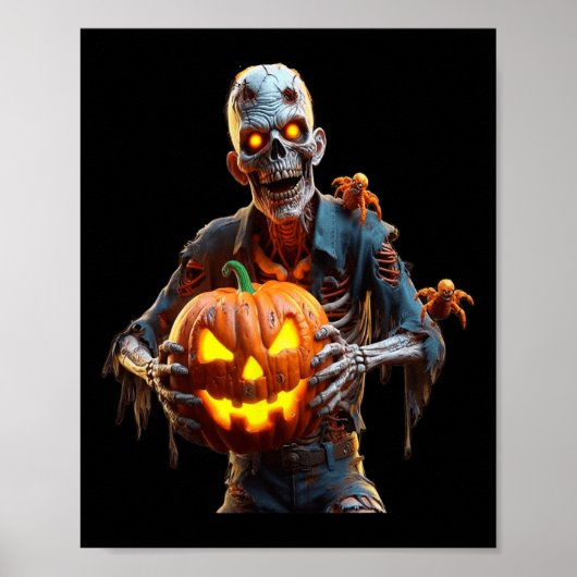 Halloween-Engel Poster (Vorne)