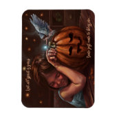 Halloween Engelssegen niedliche Originalkunst Magnet (Vertikal)