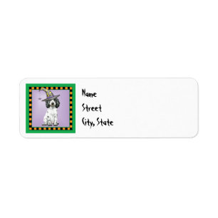 Halloween English Cocker Spanisch Label