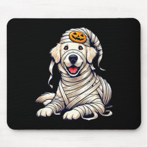 Halloween English Cream Golden Retriever Hund Süß Mousepad