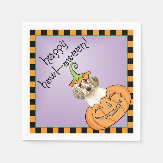 Halloween English Set Serviette (Vorderseite)