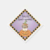 Halloween English Set Serviette (Ecke)